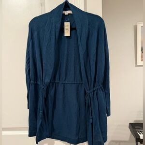 LOFT Blue Lightweight Cardigan